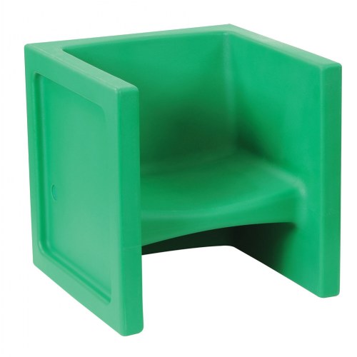 Versatile Comfortable Cube Chair - Green
