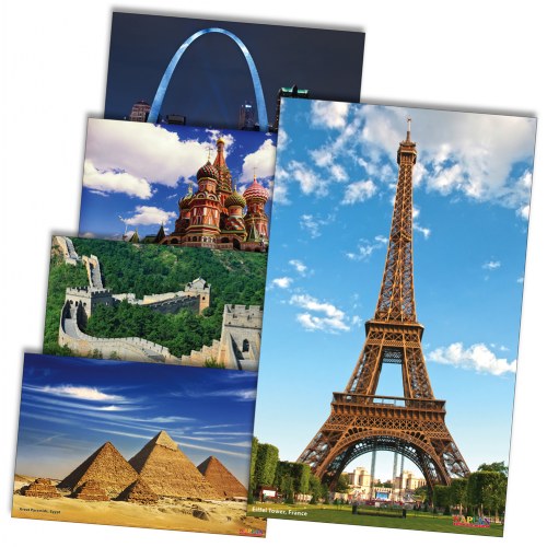 Wonderful Architecture From Around the World Poster Set - Set of 12