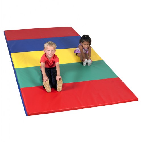 Rainbow Folding Gym Mat 5' x 10'