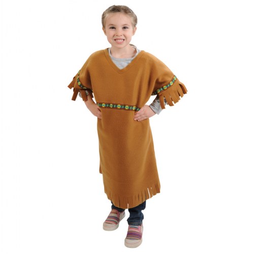 Festive Multiethnic Native American Girl Garment