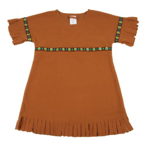 Festive Multiethnic Native American Girl Garment