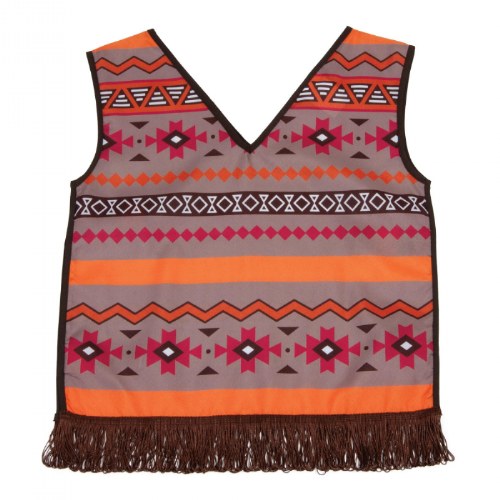 Festive Multiethnic Mexican Poncho Boy Garment