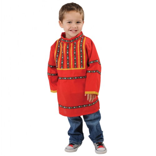 Festive Multi-Ethnic Russian Kosovorotka Boy Garment