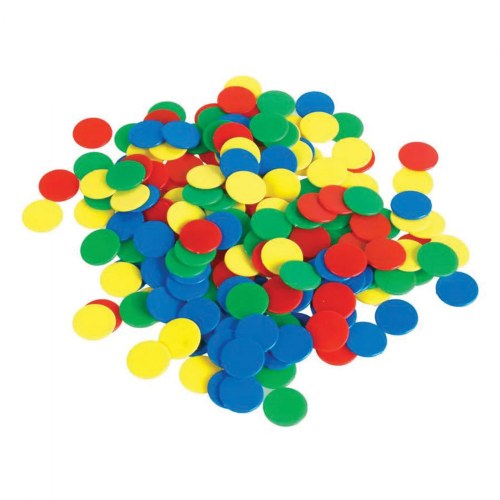 Color Counting Chips - Set of 200