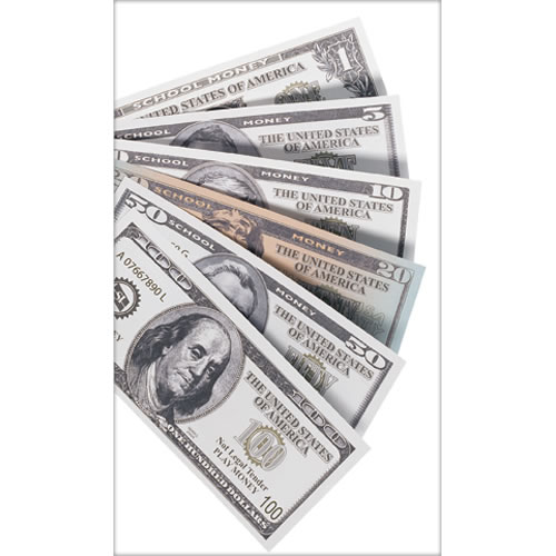 Mixed Fake Dollar Bills - Set of 100