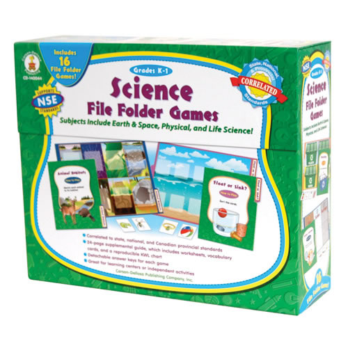 Science File Folder Games Grades K1