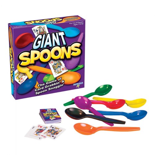 Giant Spoons - Card Grabbin' and Spoon Snaggin' Game