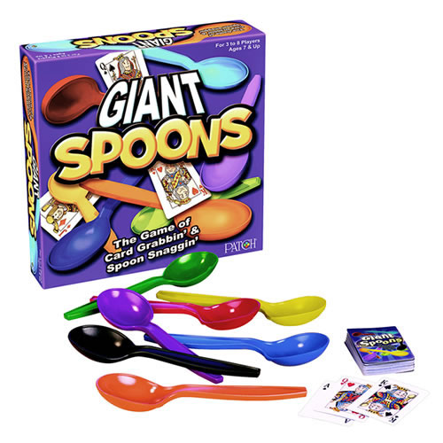 Giant Spoons - Card Grabbin' and Spoon Snaggin' Game