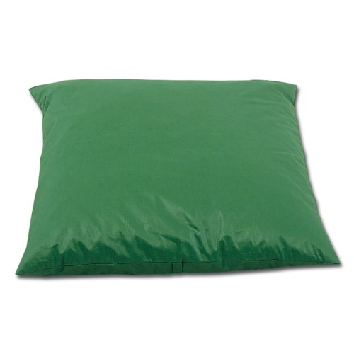 Jumbo Pillow with Removable Green Outer Cover