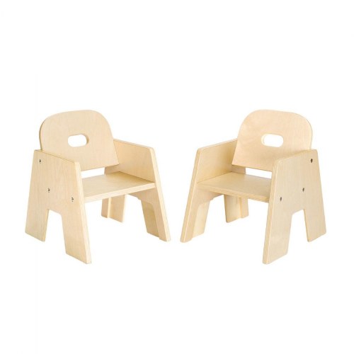Toddler Stacking Chair 7" Seat Height - Set of 2