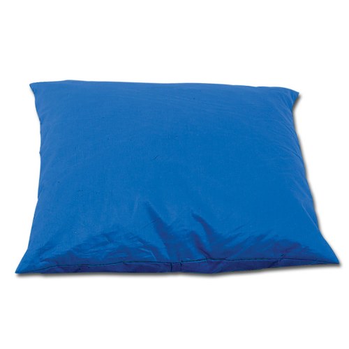 Jumbo Pillow with Removable Cotton Chintz Cover - Blue