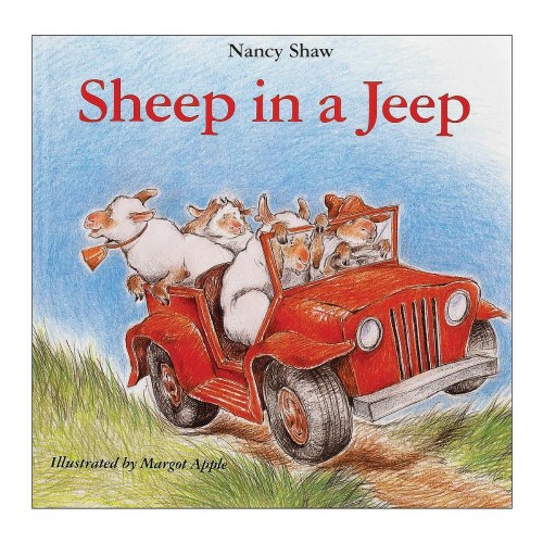Sheep In A Jeep - Paperback