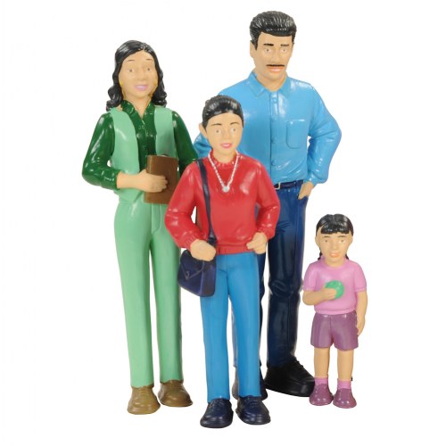 Block Family Play Set - Hispanic