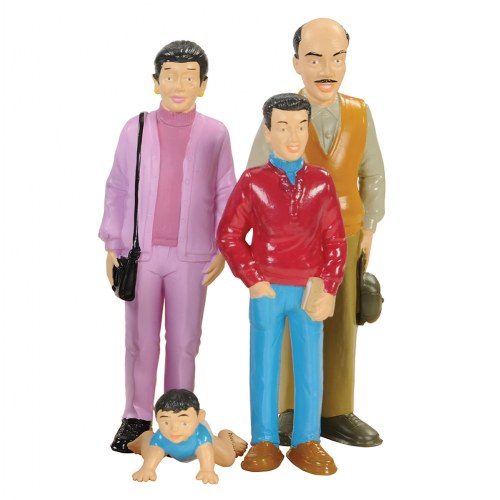 Block Family Play Set - Hispanic