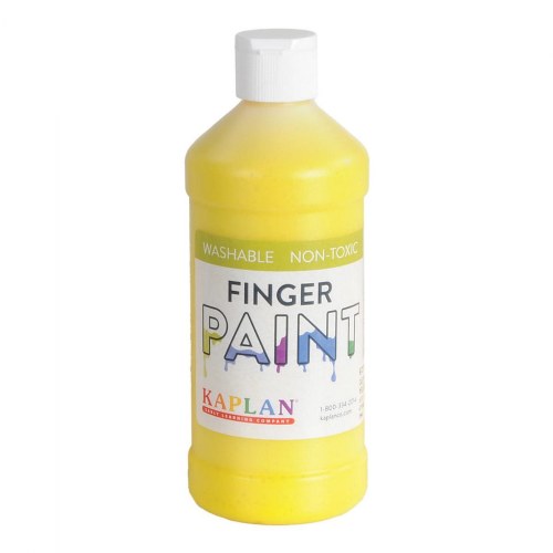 Washable Glitter Finger Paint - Yellow
