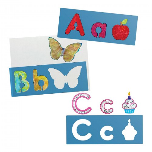 Big Alphabet and Picture Stencils