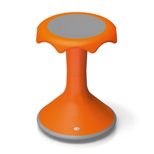 Hokki Stool Flexible Ergonomic Seating - 18" Orange