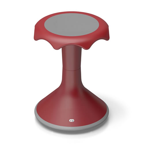 Hokki Stool Flexible Ergonomic Seating - 18" Red