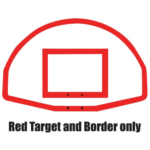 Target and Border for Basketball Goal