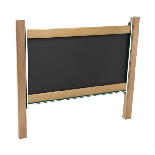 Double-Sided Magnetic Outdoor Chalkboard - In-Ground Mount - Green/Latte