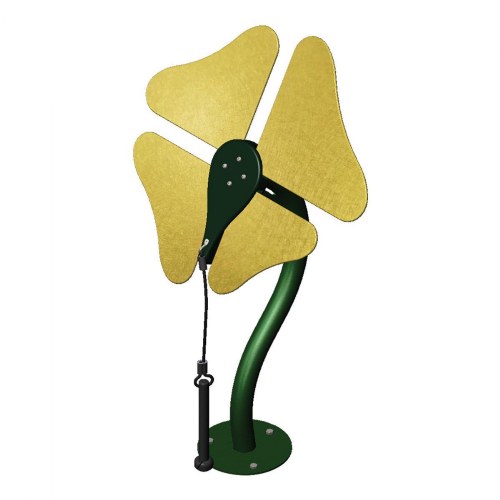 Toddler Musical Flower - Yellow - In-Ground Mount