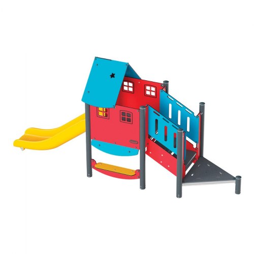 Playtower with ADA Stairs - Red