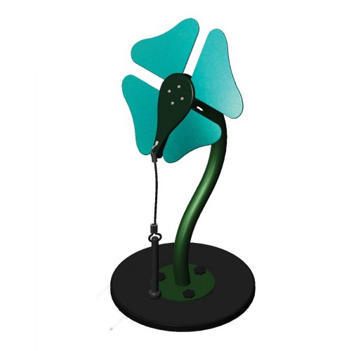 Toddler Musical Flower - Turquoise - Portable