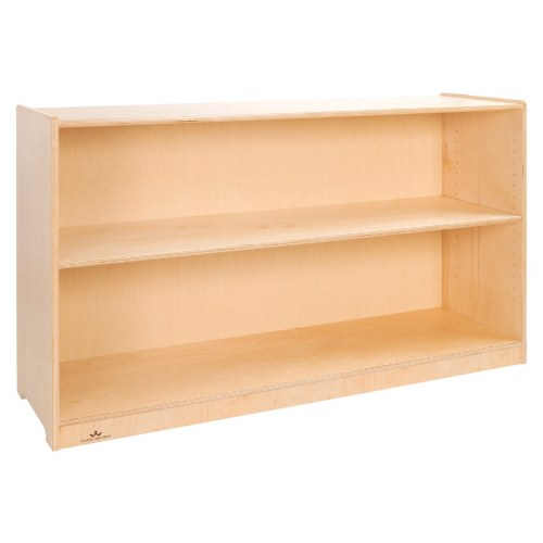 2-Shelf Storage - Solid Back