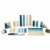 Main Image of Tegu Blues Magnetic Wooden Blocks - 42 Pieces