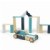 Alternate Image #1 of Tegu Blues Magnetic Wooden Blocks - 42 Pieces