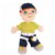 Main Image of Fastening Learn To Dress Doll - Male with Navy Hat and Glasses