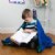 Alternate Image #3 of 7lb Weighted Sensory Blanket - Blue & Green