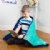 Alternate Image #4 of 7lb Weighted Sensory Blanket - Blue & Green
