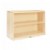 Main Image of Premium Solid Maple 2-Shelf Storage - Solid Back