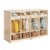Alternate Image #2 of Premium Solid Maple 4-Section Toddler Locker