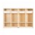 Alternate Image #3 of Premium Solid Maple 4-Section Toddler Locker