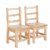 Main Image of Premium Solid Maple 12" Seat High Quality Chairs - Set of 2