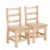 Main Image of Premium Solid Maple Chairs - 12" Seat Height - Set of 2