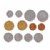 Alternate Image #1 of Mixed Coins - 94 Pieces
