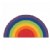 Main Image of Rainbow Rows Seating Rug - 6' x 12' Semicircle
