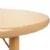 Alternate Image #2 of Nature Color Chunky 42" Round Toddler Table with 12" - 16" Adjustable Legs - Natural