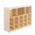 Main Image of Carolina Birch Plywood Multi-Section Storage Unit with 15 Cubbies