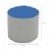 Alternate Image #3 of 15" Round Accent Ottomans - Set of 4