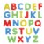 Main Image of 2" Translucent Uppercase Letters - 26 Pieces