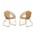 Main Image of Children's Washable Wicker Chair - Set of 2
