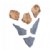 Alternate Image #6 of Magnetic Fossil 3D Puzzle - Megalodon Tooth - 6 Pieces