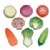 Main Image of Sensory Play Stones: Vegetables - 8 Pieces