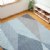 Alternate Image #1 of Sense of Place Geometric Carpet - Blue - 8' x 12' Rectangle