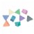 Alternate Image #6 of Triblox Pastel Silicone Triangle Blocks - 9 Pieces