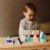 Alternate Image #2 of Triblox Pastel Silicone Triangle Blocks - 9 Pieces